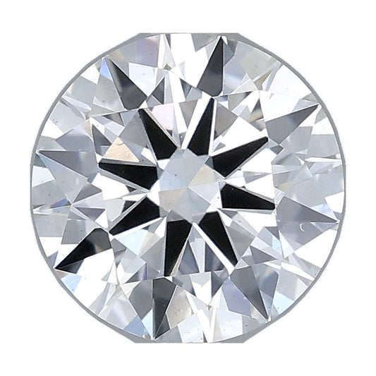 2.00 ct round lab-grown diamond, F color, VS1 clarity, IGI certified, still from its 360° video