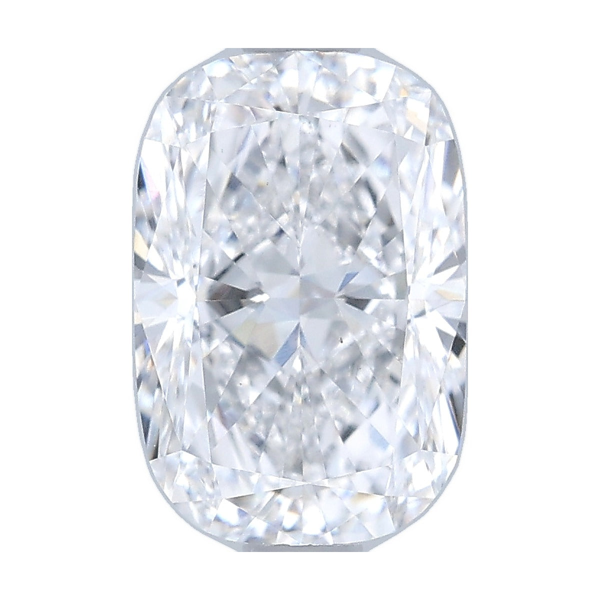 2.01 ct elongated cushion lab-grown diamond, D color, VS1 clarity, IGI certified, still from its 360° video