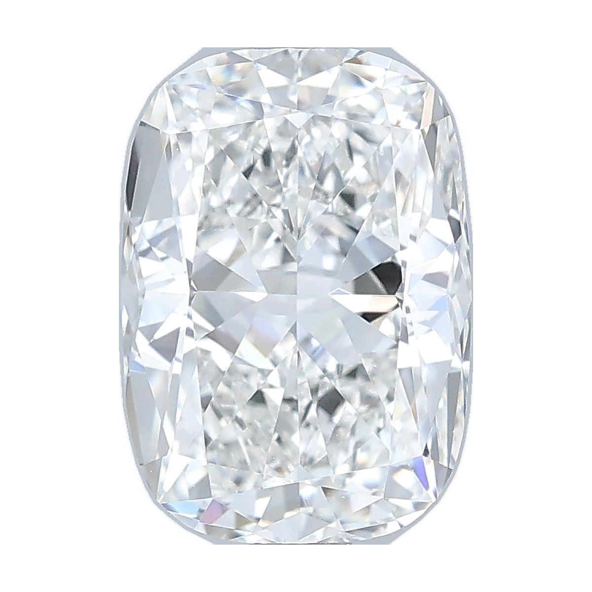 2.01 ct elongated cushion lab-grown diamond, F color, VVS1 clarity, IGI certified, still from its 360° video