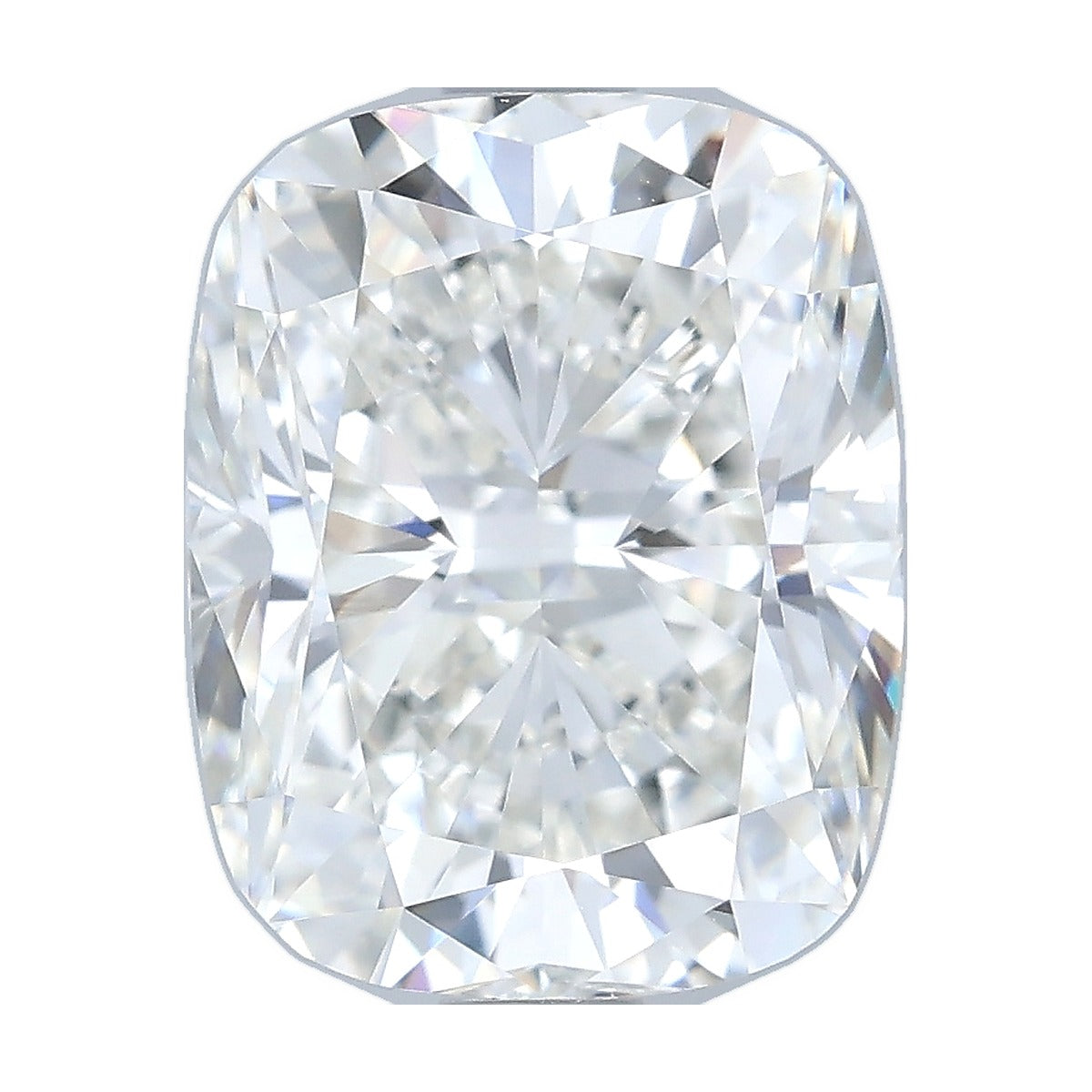 2.01 ct elongated cushion lab-grown diamond, G color, VVS2 clarity, IGI certified, still from its 360° video