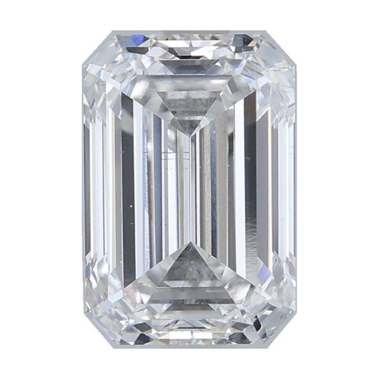 2.01 ct emerald lab-grown diamond, E color, VS2 clarity, IGI certified, still from its 360° video