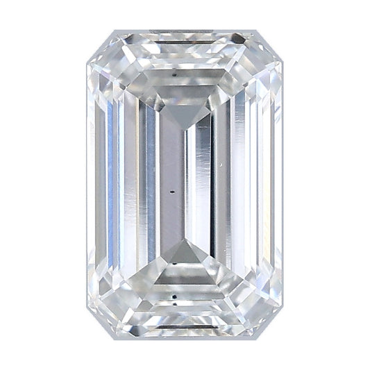 2.01 ct emerald lab-grown diamond, G color, VS2 clarity, IGI certified, still from its 360° video