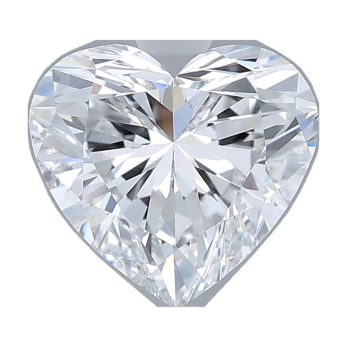 2.01 ct heart lab-grown diamond, D color, VS1 clarity, IGI certified, still from its 360° video