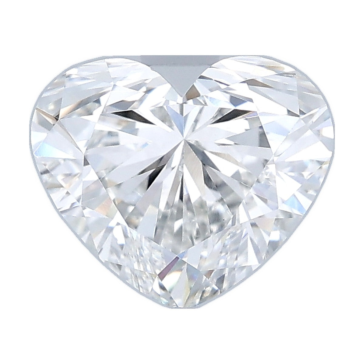 2.01 ct heart lab-grown diamond, F color, VS1 clarity, IGI certified, still from its 360° video