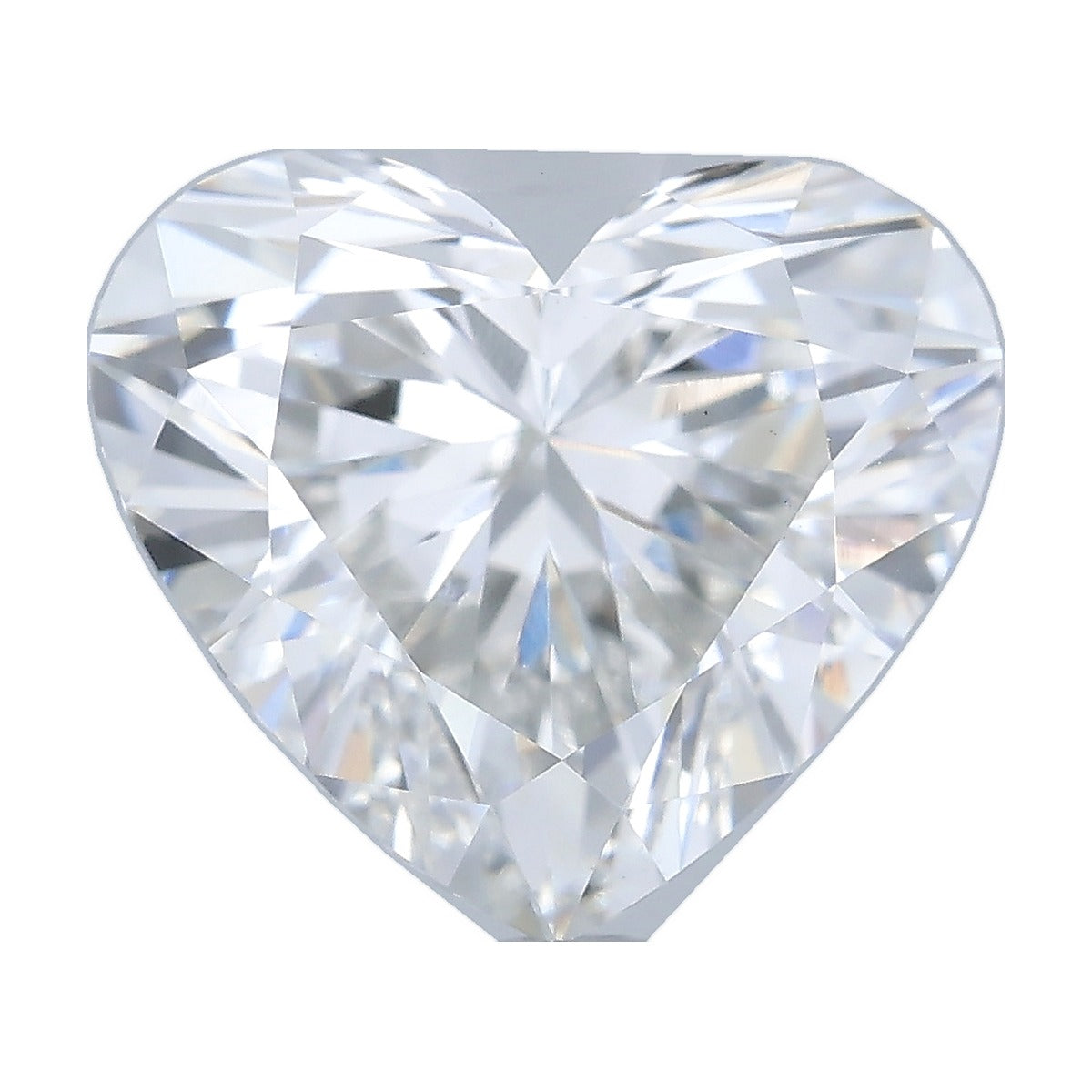 2.01 ct heart lab-grown diamond, F color, VS1 clarity, IGI certified, still from its 360° video