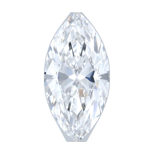 2.01 ct marquise lab-grown diamond, E color, VS1 clarity, IGI certified, still from its 360° video