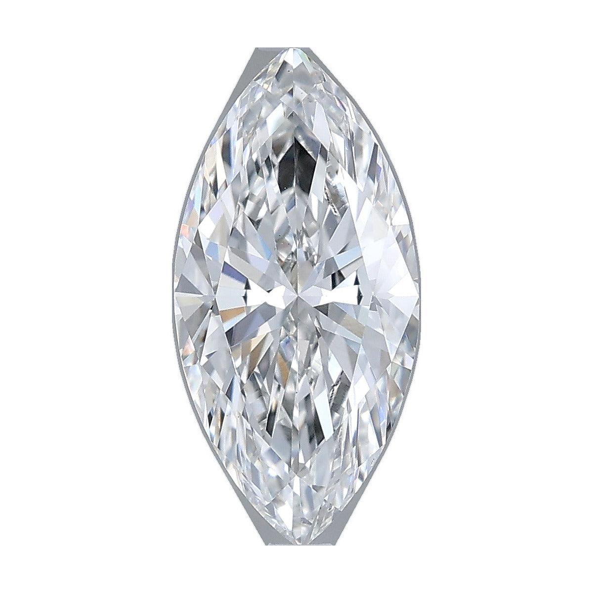 2.01 ct marquise lab-grown diamond, F color, VS1 clarity, IGI certified, still from its 360° video