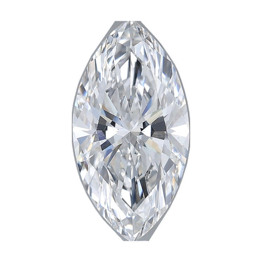 2.01 ct marquise lab-grown diamond, F color, VS1 clarity, IGI certified, still from its 360° video