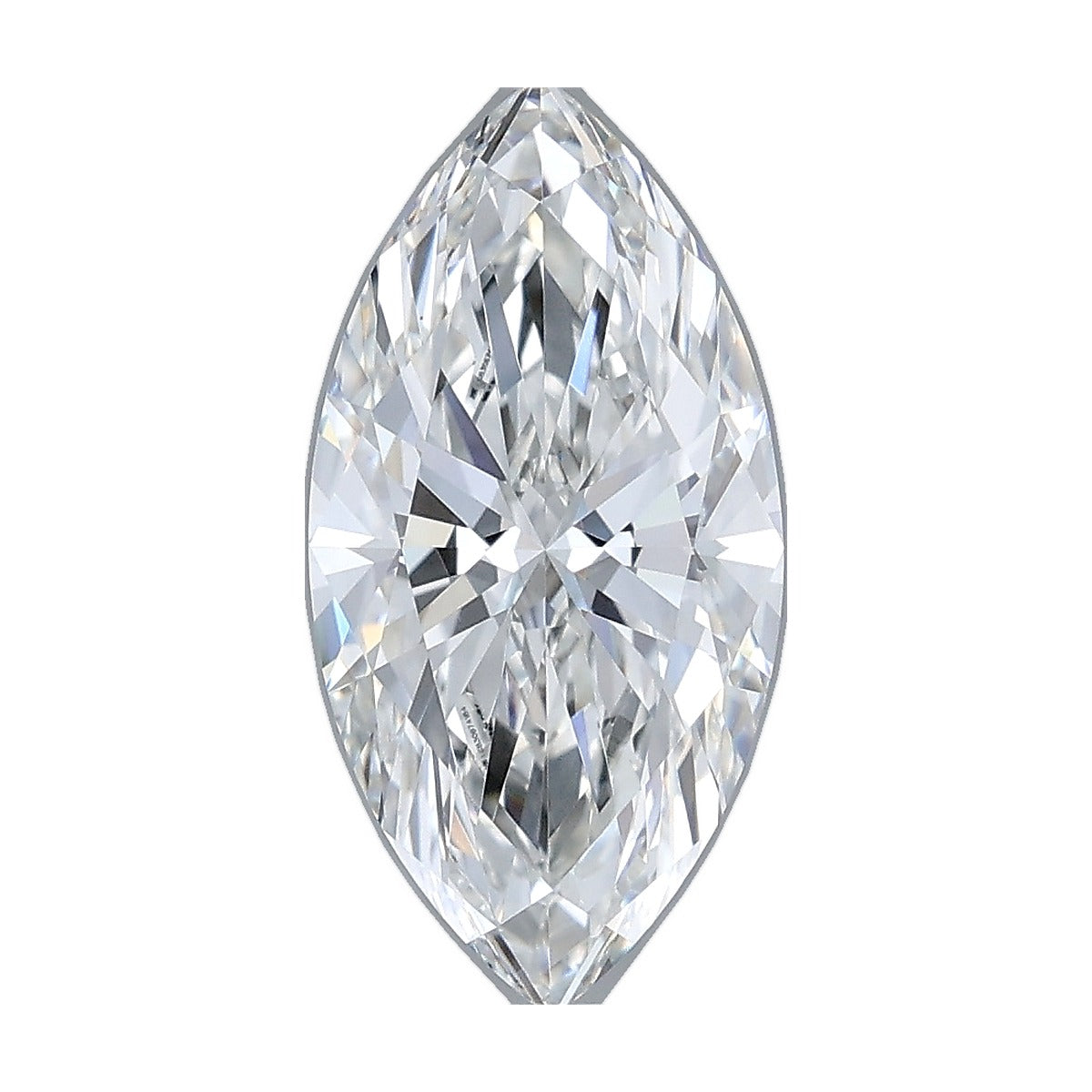 2.01 ct marquise lab-grown diamond, F color, VVS2 clarity, IGI certified, still from its 360° video