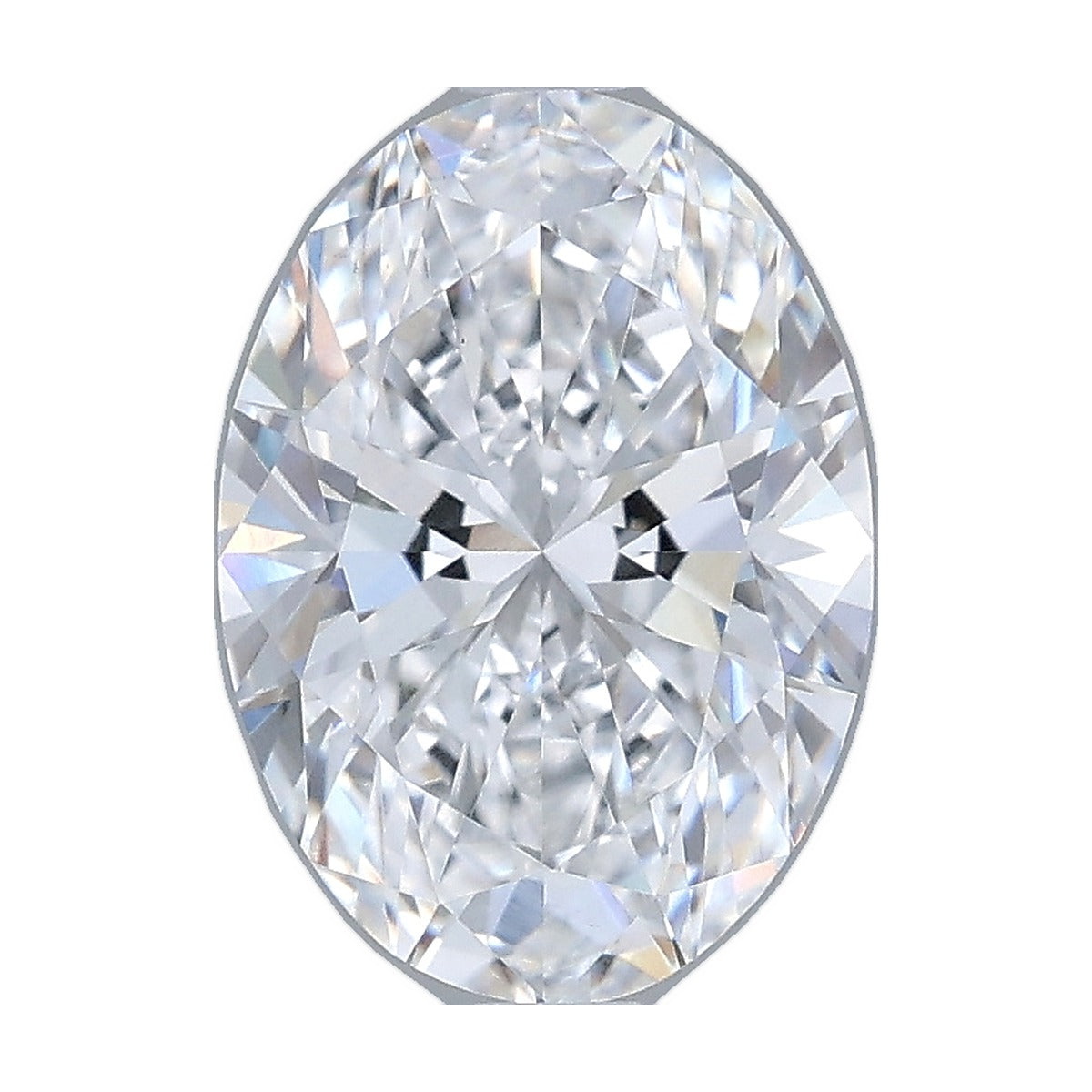 2.01 ct oval lab-grown diamond, D color, VS1 clarity, IGI certified, still from its 360° video