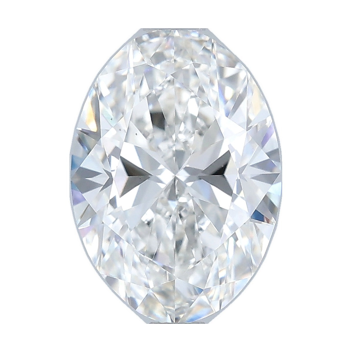 2.01 ct oval lab-grown diamond, F color, VS1 clarity, IGI certified, still from its 360° video