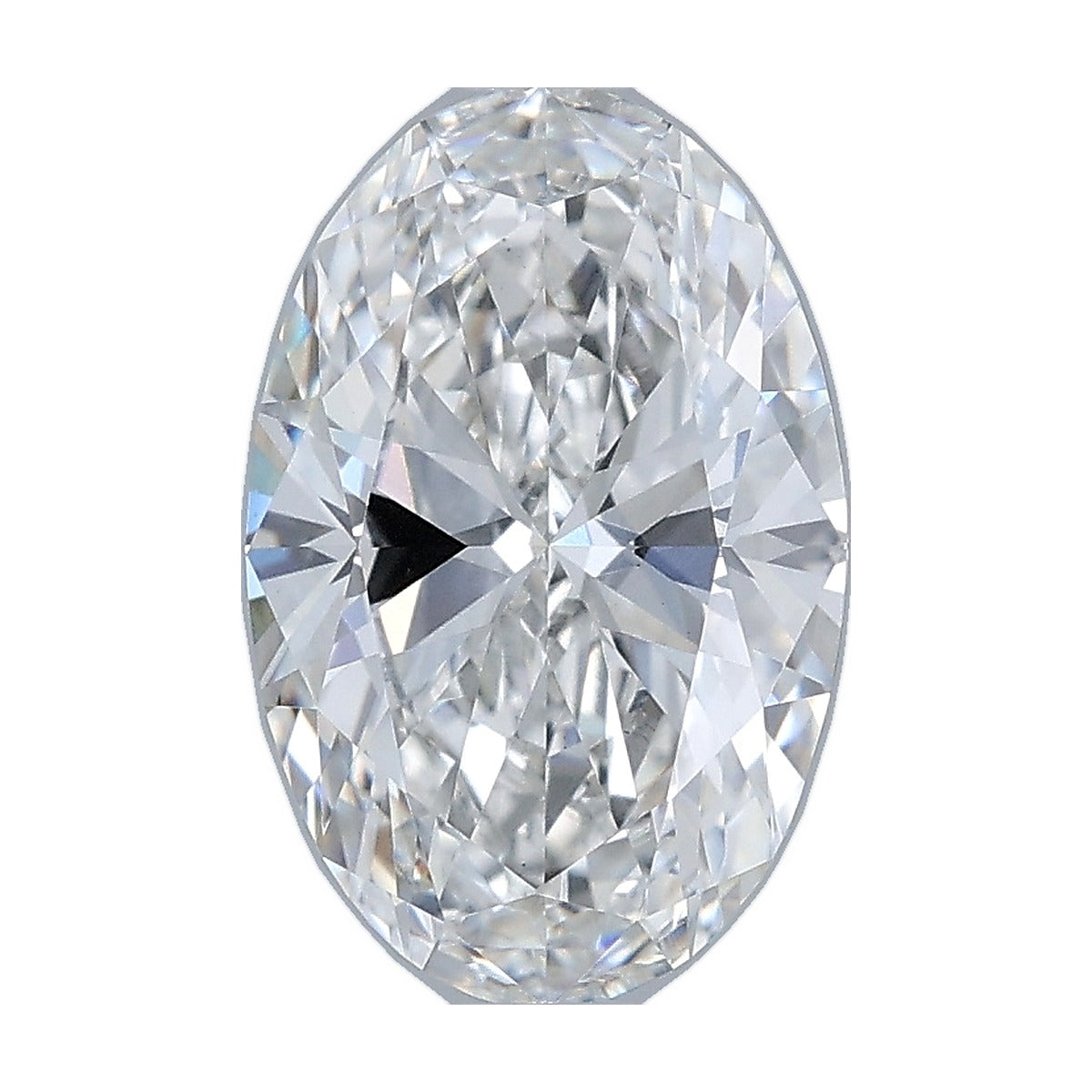 2.01 ct oval lab-grown diamond, F color, VS1 clarity, IGI certified, still from its 360° video