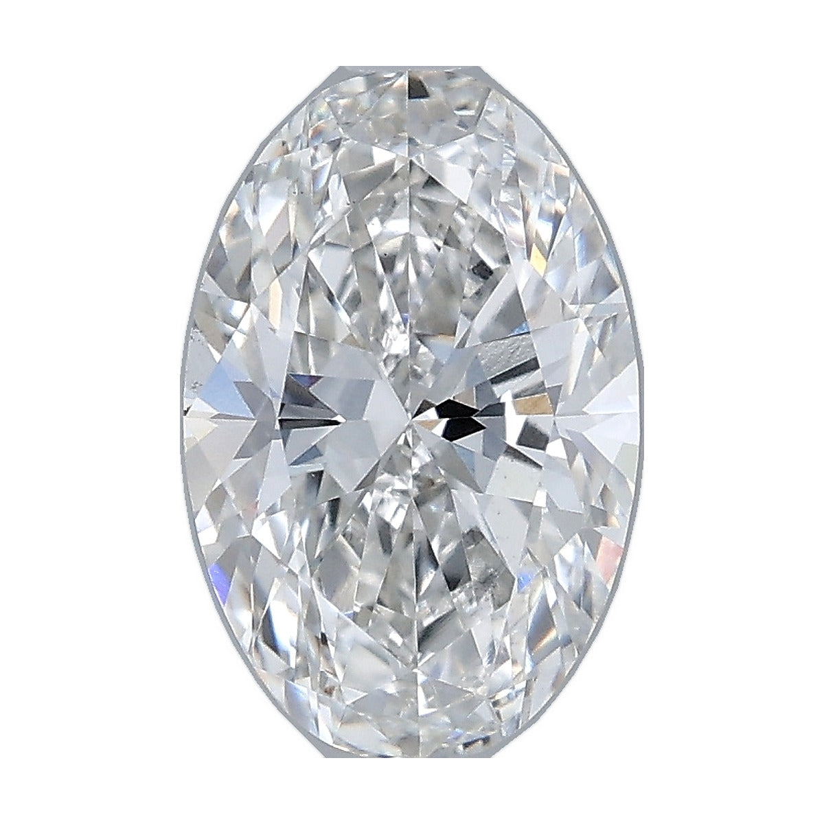 2.01 ct oval lab-grown diamond, F color, VS1 clarity, IGI certified, still from its 360° video