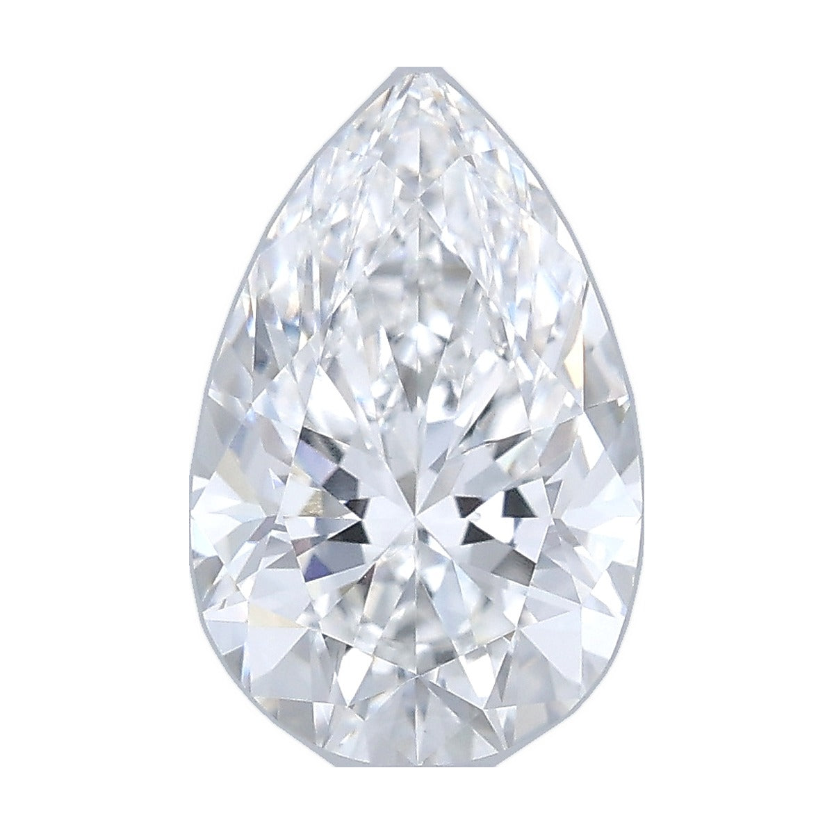 2.01 ct pear lab-grown diamond, E color, VS1 clarity, GIA certified, still from its 360° video