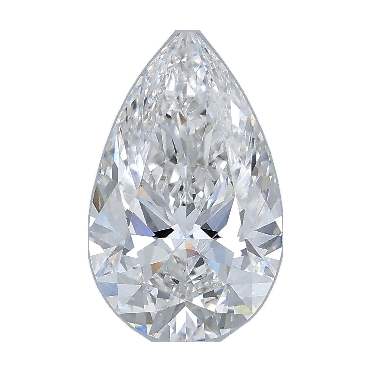 2.01 ct pear lab-grown diamond, F color, VS1 clarity, IGI certified, still from its 360° video
