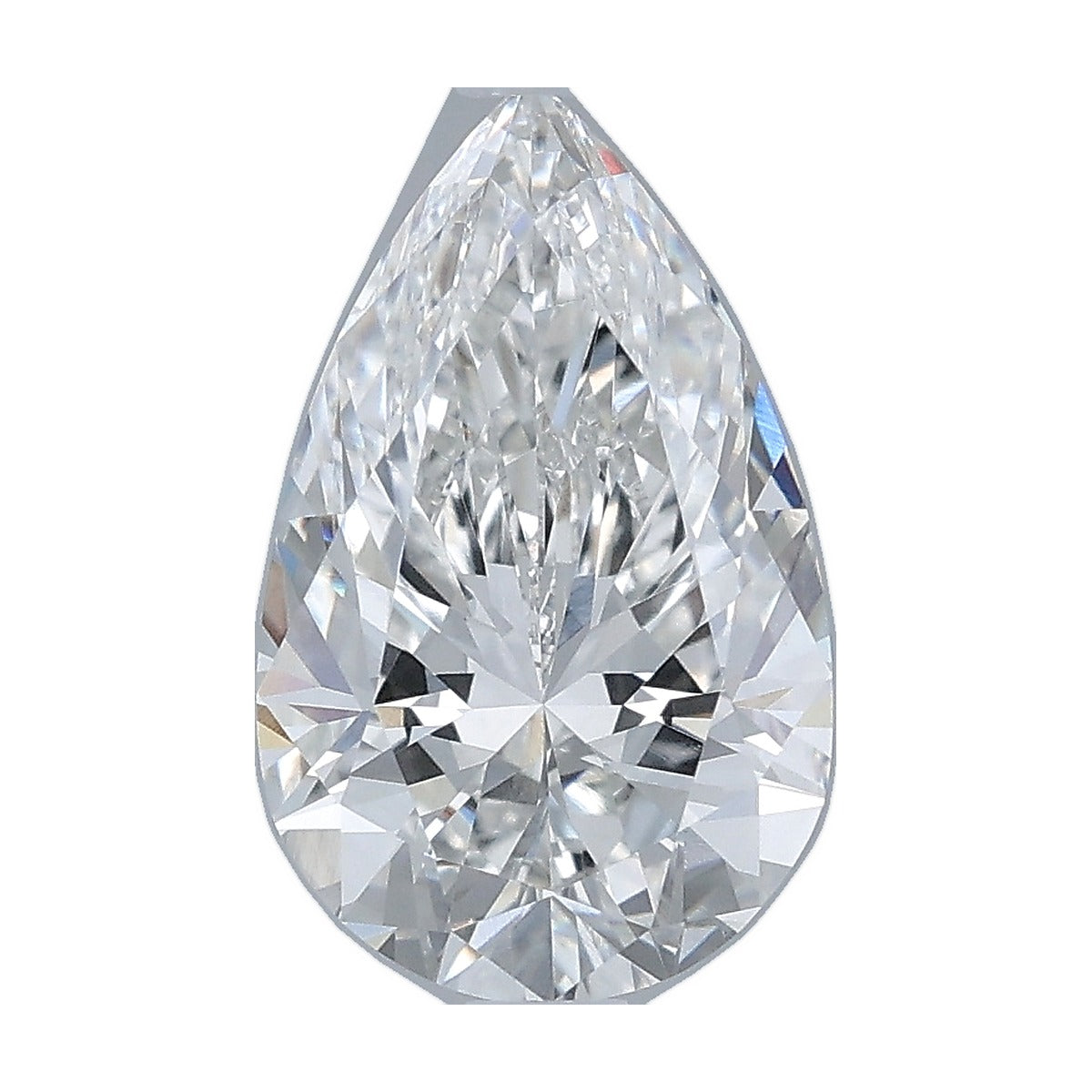 2.01 ct pear lab-grown diamond, F color, VVS2 clarity, IGI certified, still from its 360° video