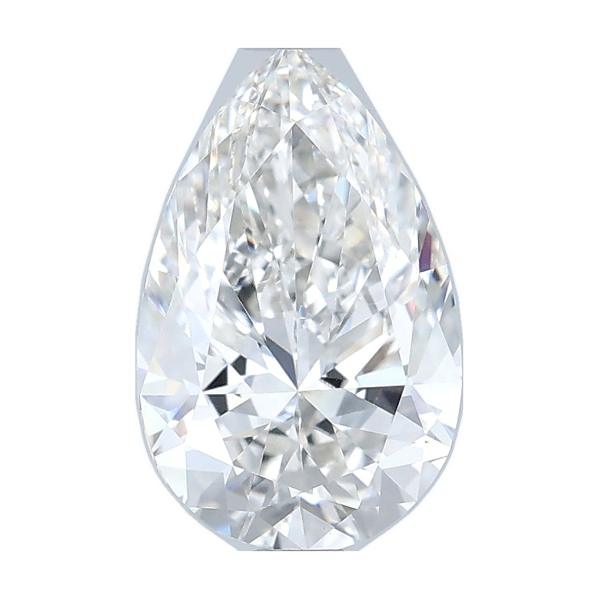 2.01 ct pear lab-grown diamond, G color, VVS2 clarity, IGI certified, still from its 360° video
