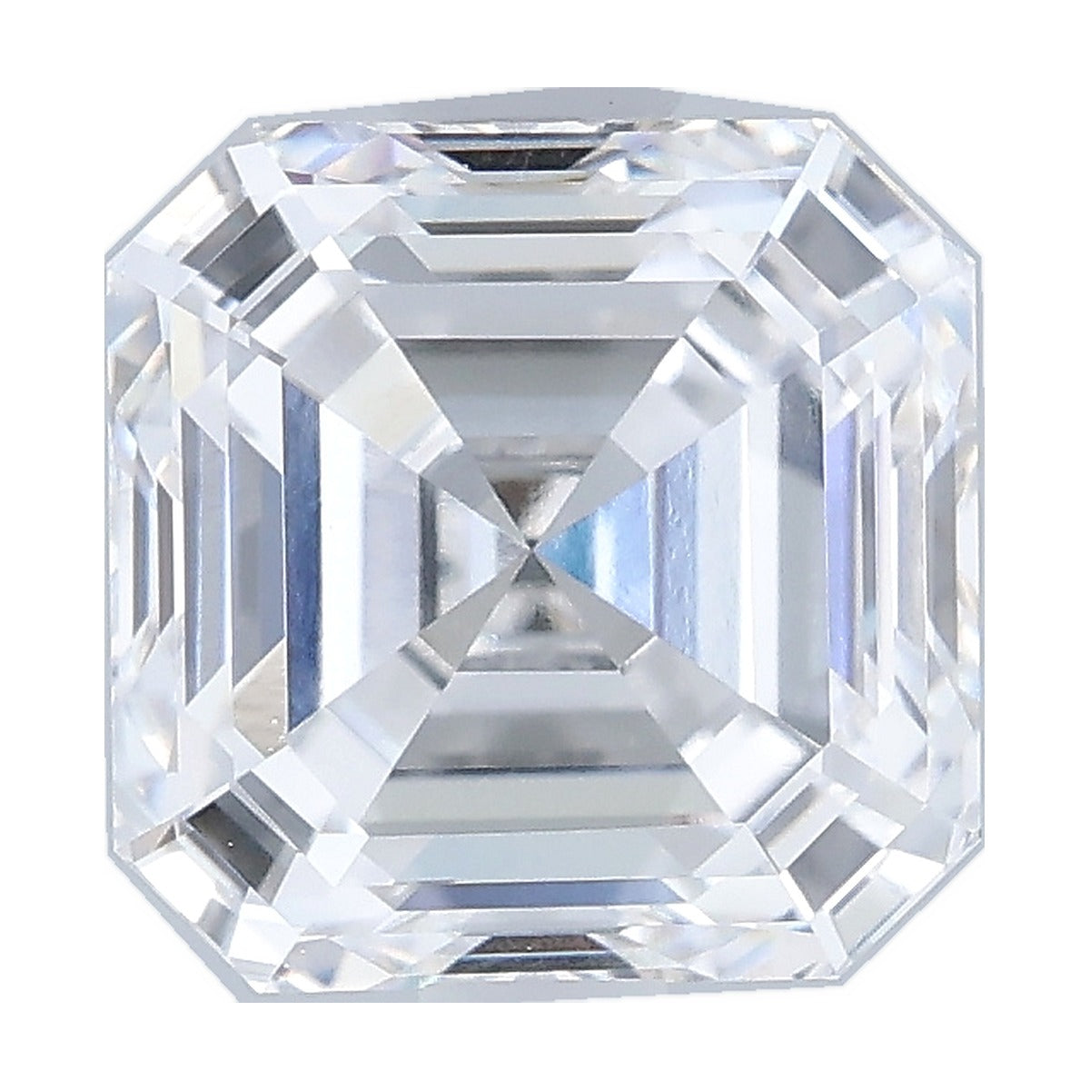 2.02 ct asscher lab-grown diamond, E color, VVS2 clarity, IGI certified, still from its 360° video
