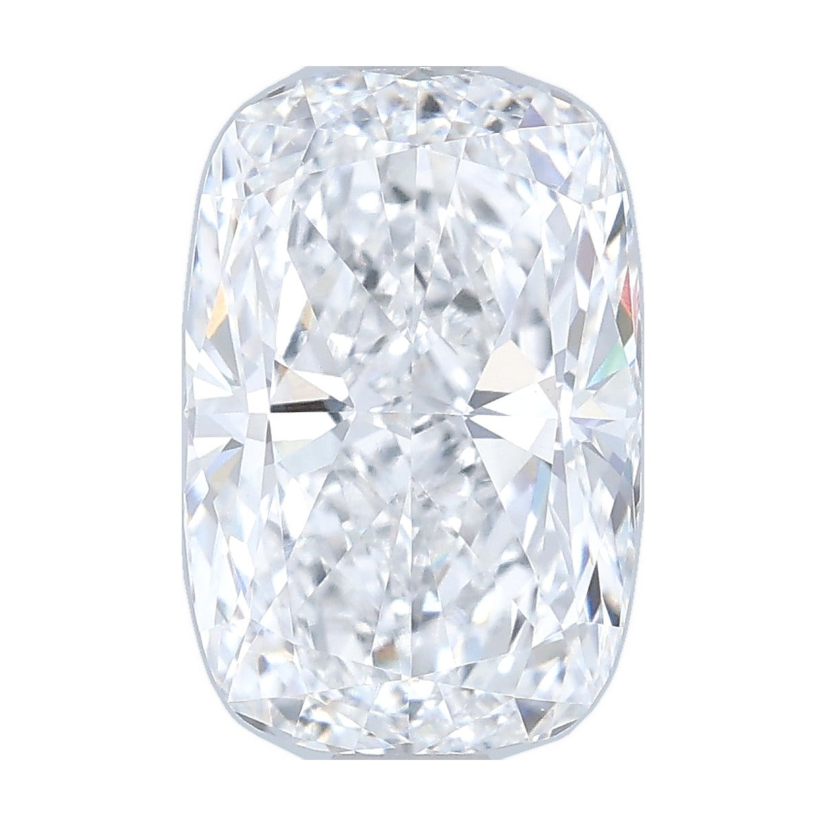 2.02 ct elongated cushion lab-grown diamond, D color, VVS2 clarity, IGI certified, still from its 360° video