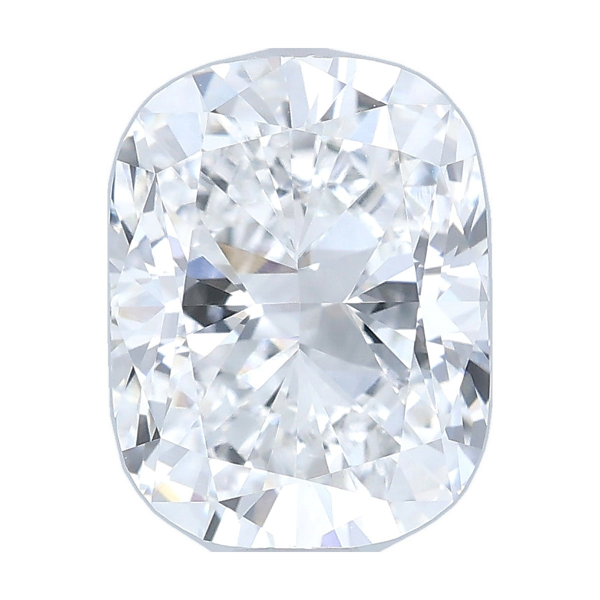 2.02 ct elongated cushion lab-grown diamond, E color, VVS2 clarity, IGI certified, still from its 360° video