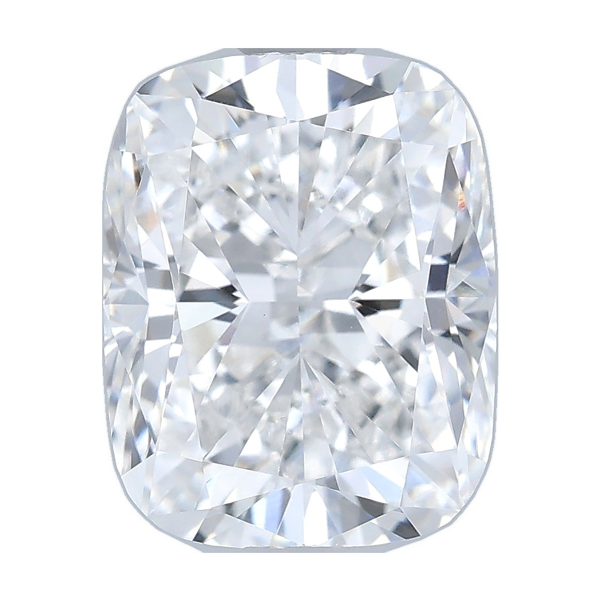 2.02 ct elongated cushion lab-grown diamond, E color, VVS2 clarity, IGI certified, still from its 360° video
