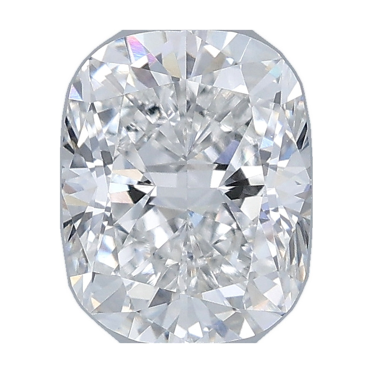 2.02 ct elongated cushion lab-grown diamond, E color, VVS2 clarity, IGI certified, still from its 360° video
