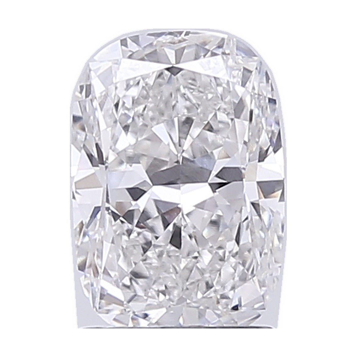 2.02 ct elongated cushion lab-grown diamond, F color, VS1 clarity, IGI certified, still from its 360° video