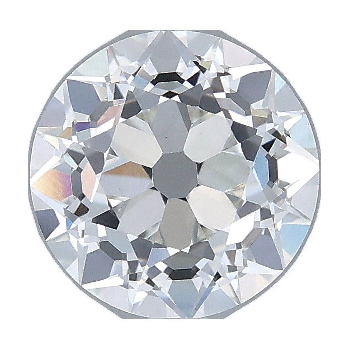 2.02 ct old european round lab-grown diamond, F color, VVS2 clarity, IGI certified, still from its 360° video