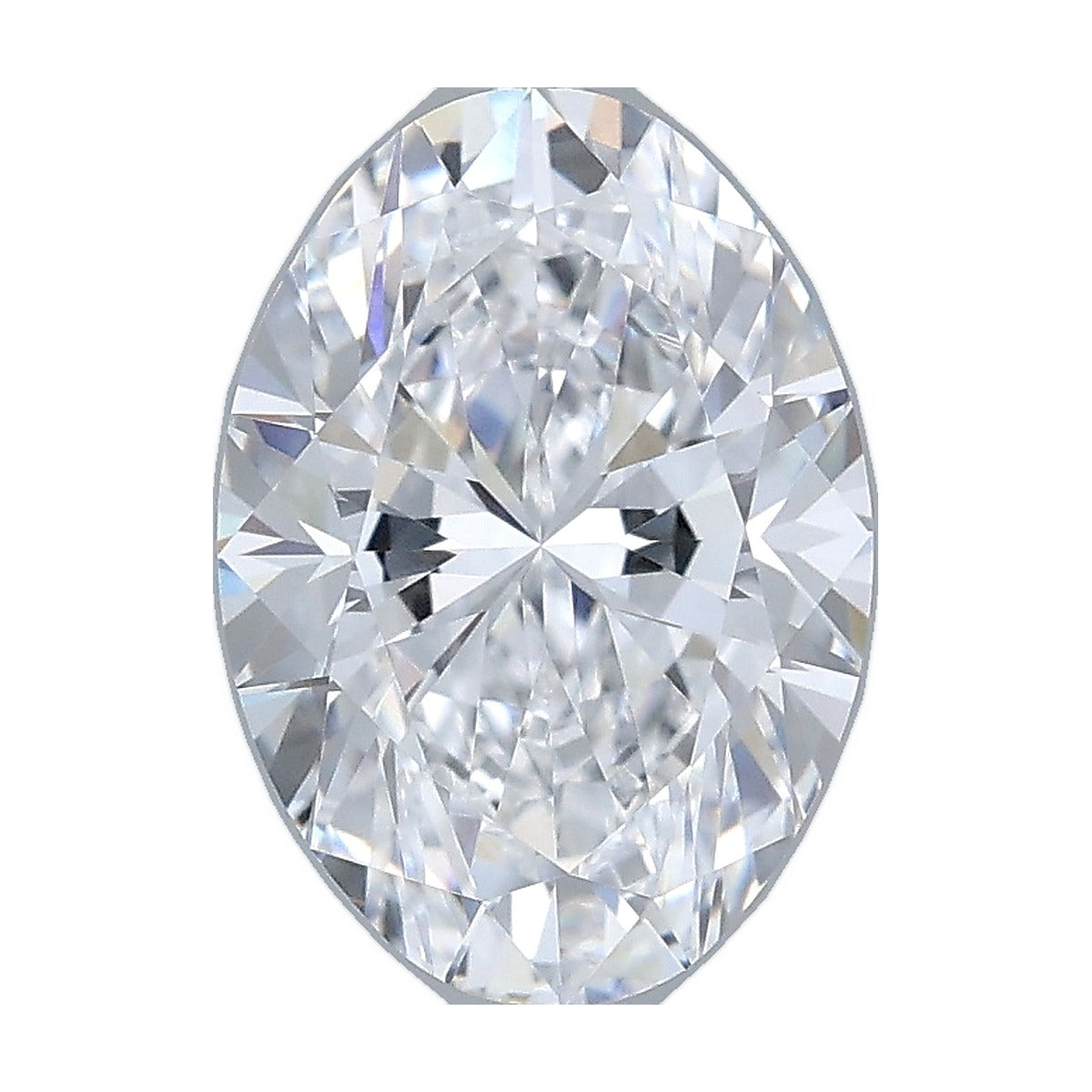 2.02 ct oval lab-grown diamond, D color, VVS1 clarity, IGI certified, still from its 360° video