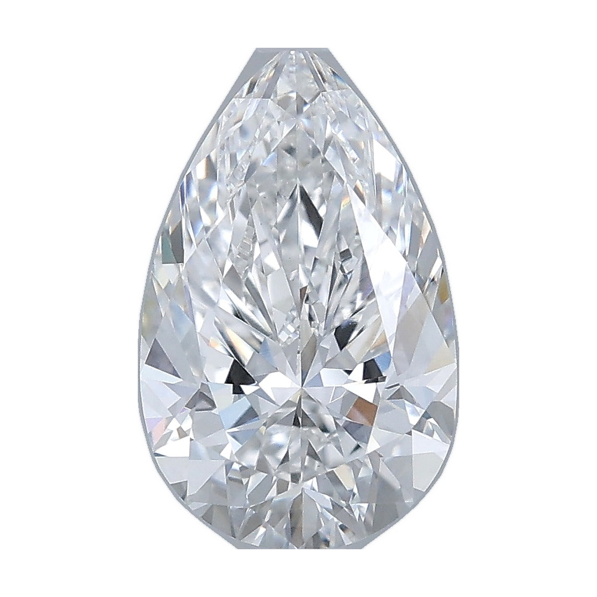 2.02 ct pear lab-grown diamond, E color, VVS2 clarity, IGI certified, still from its 360° video