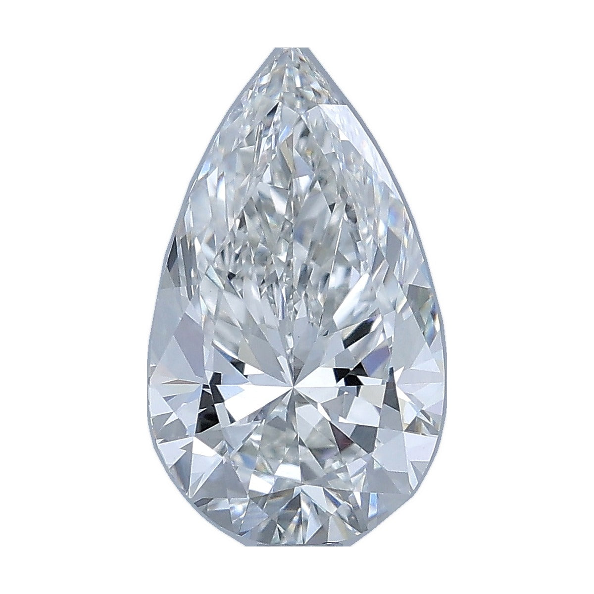 2.02 ct pear lab-grown diamond, F color, VS1 clarity, IGI certified, still from its 360° video