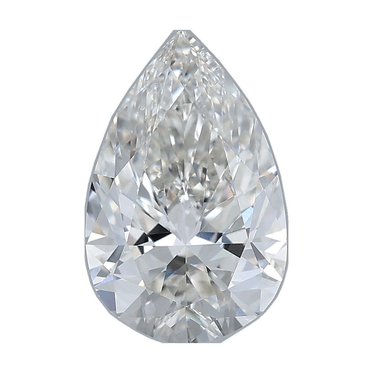 2.02 ct pear lab-grown diamond, G color, VS1 clarity, IGI certified, still from its 360° video