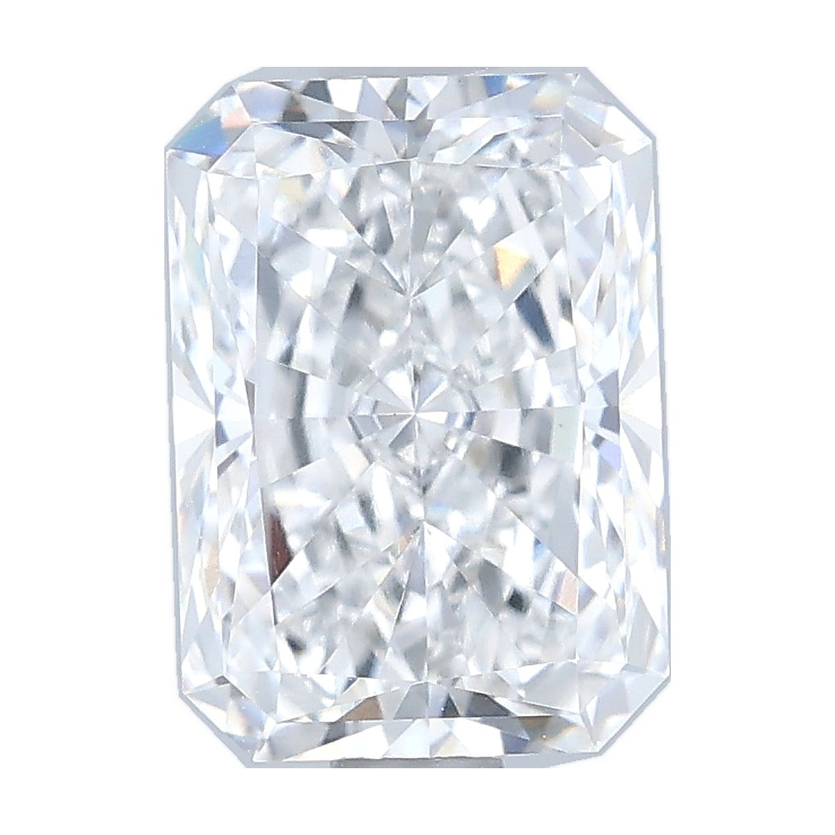 2.02 ct radiant lab-grown diamond, D color, VVS2 clarity, IGI certified, still from its 360° video