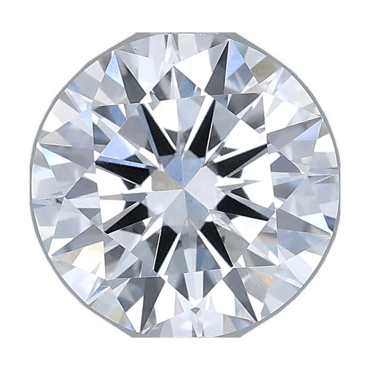 2.02 ct round lab-grown diamond, D color, VS1 clarity, IGI certified, still from its 360° video