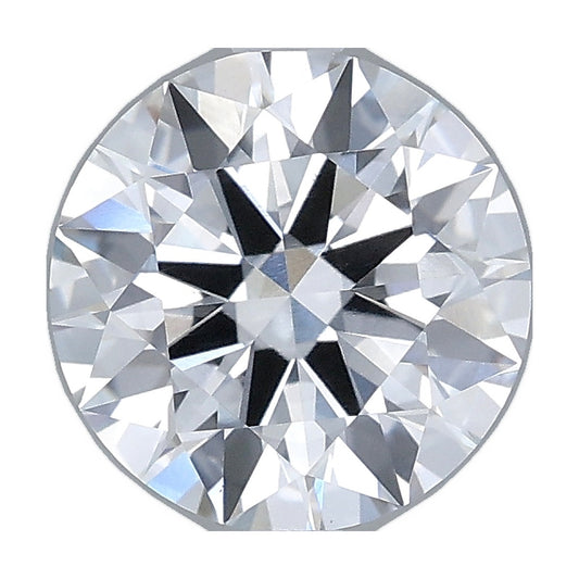 2.02 ct round lab-grown diamond, D color, VS1 clarity, IGI certified, still from its 360° video