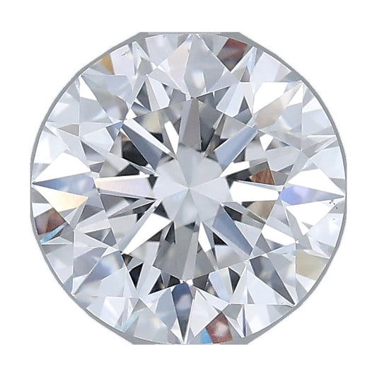 2.02 ct round lab-grown diamond, D color, VS1 clarity, IGI certified, still from its 360° video