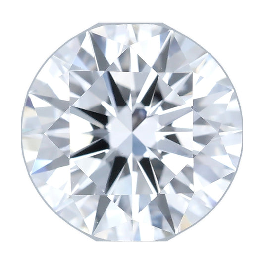 2.02 ct round lab-grown diamond, D color, VVS2 clarity, IGI certified, still from its 360° video