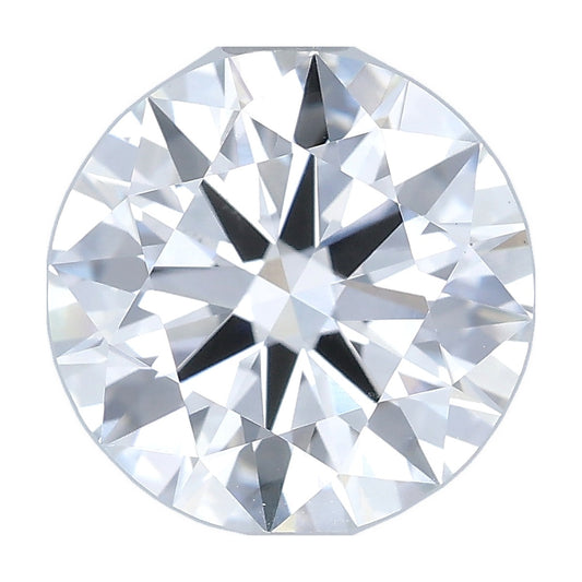 2.02 ct round lab-grown diamond, E color, VS2 clarity, IGI certified, still from its 360° video