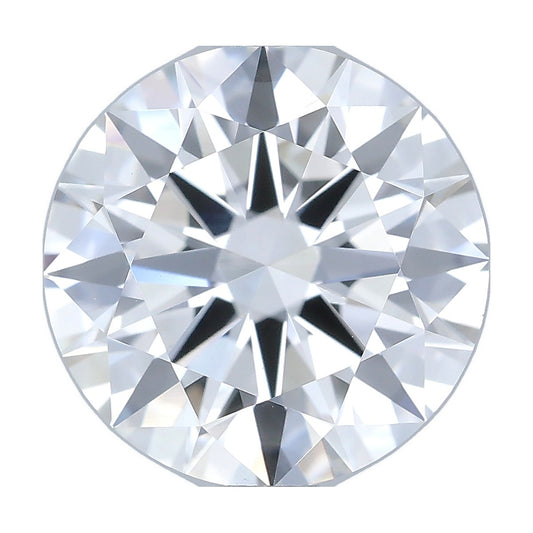 2.02 ct round lab-grown diamond, E color, VVS2 clarity, IGI certified, still from its 360° video