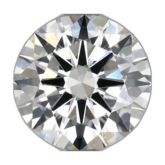 2.02 ct round lab-grown diamond, F color, VS1 clarity, IGI certified, still from its 360° video