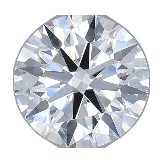 2.02 ct round lab-grown diamond, F color, VS1 clarity, IGI certified, still from its 360° video