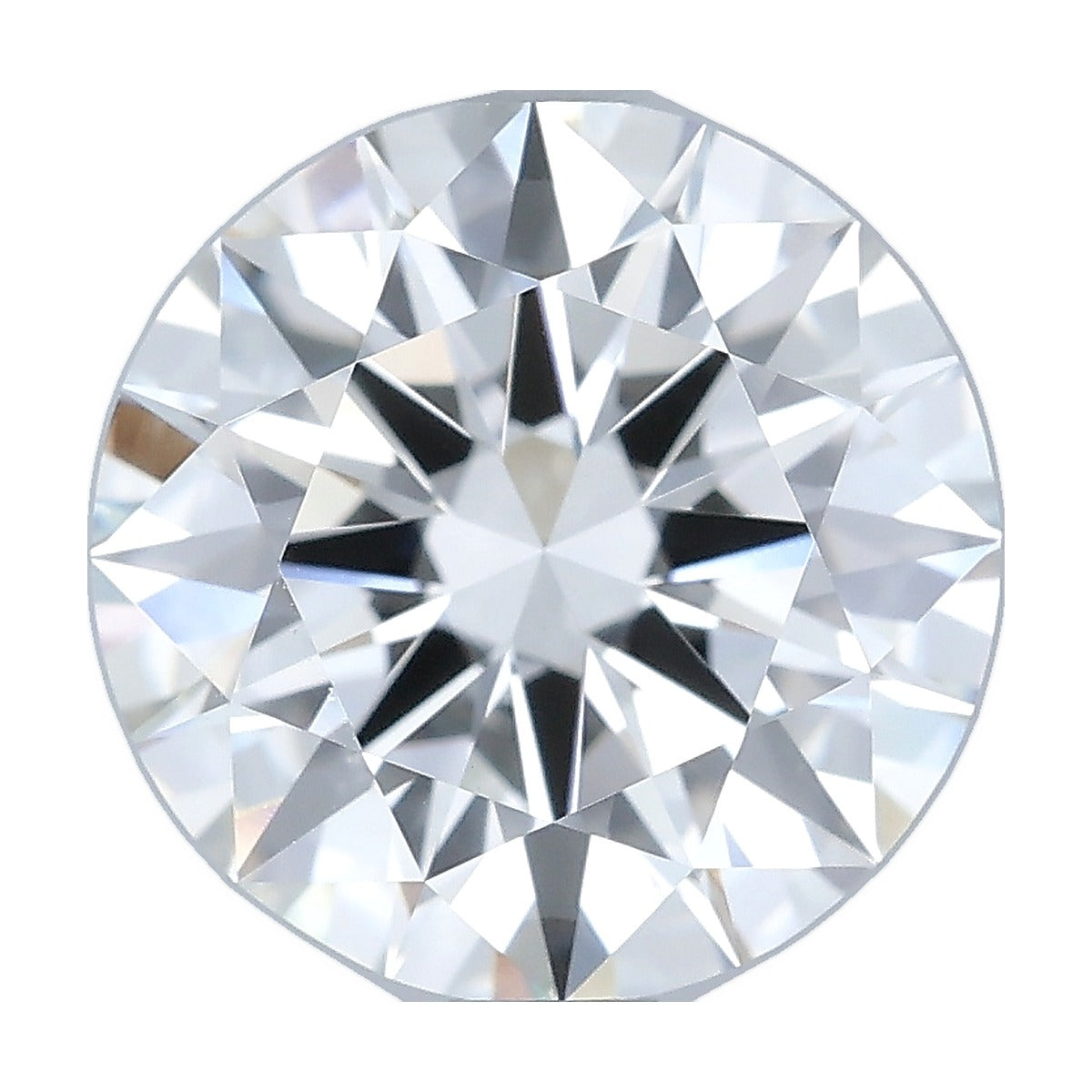 2.02 ct round lab-grown diamond, F color, VVS2 clarity, IGI certified, still from its 360° video