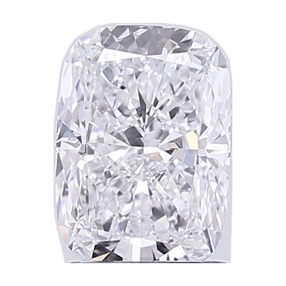 2.03 ct elongated cushion lab-grown diamond, D color, VVS1 clarity, IGI certified, still from its 360° video