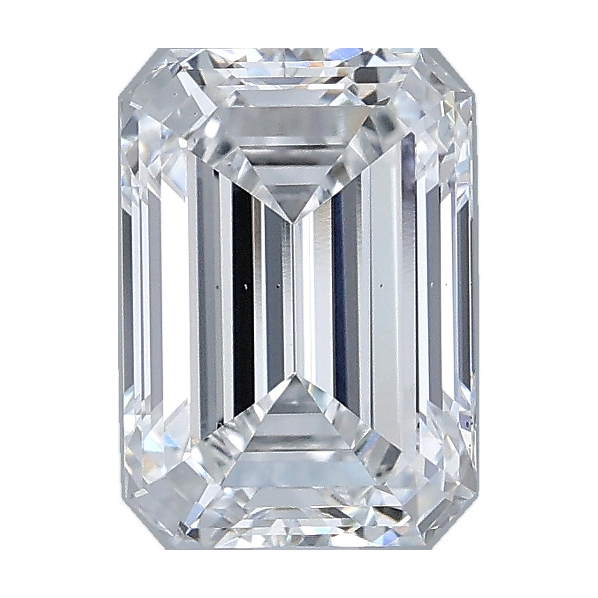 2.03 ct emerald lab-grown diamond, E color, VS2 clarity, IGI certified, still from its 360° video