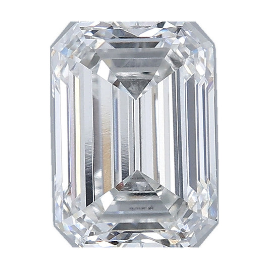 2.03 ct emerald lab-grown diamond, F color, VVS2 clarity, IGI certified, still from its 360° video
