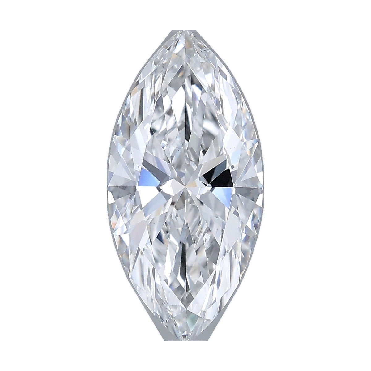 2.03 ct marquise lab-grown diamond, D color, VS1 clarity, IGI certified, still from its 360° video