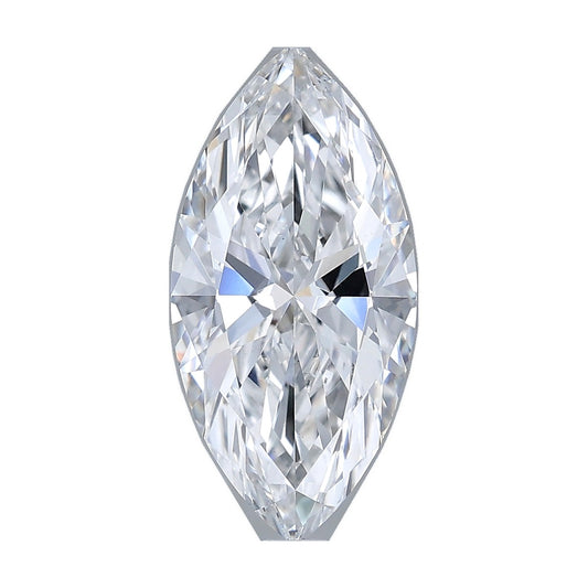 2.03 ct marquise lab-grown diamond, D color, VS1 clarity, IGI certified, still from its 360° video