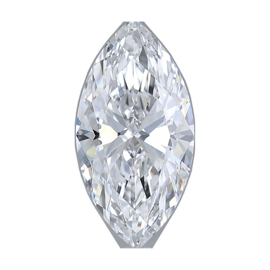 2.03 ct marquise lab-grown diamond, D color, VVS2 clarity, IGI certified, still from its 360° video
