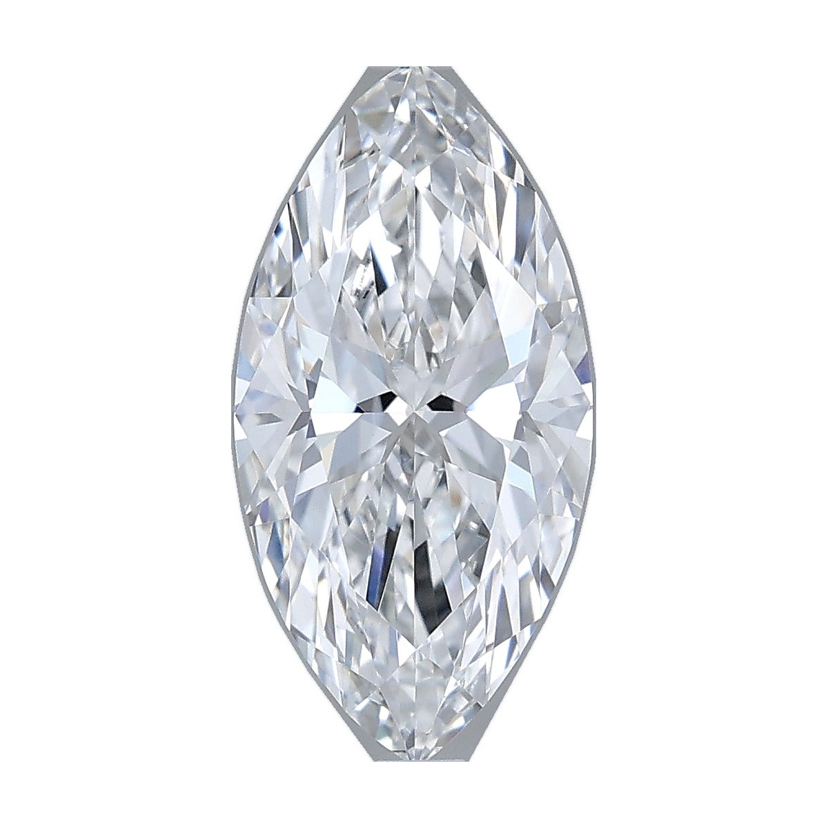 2.03 ct marquise lab-grown diamond, D color, VVS2 clarity, IGI certified, still from its 360° video