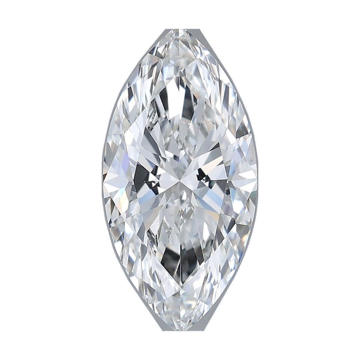 2.03 ct marquise lab-grown diamond, F color, VVS2 clarity, IGI certified, still from its 360° video